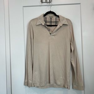 Burberry Slim Fit Long-Sleeve Polo